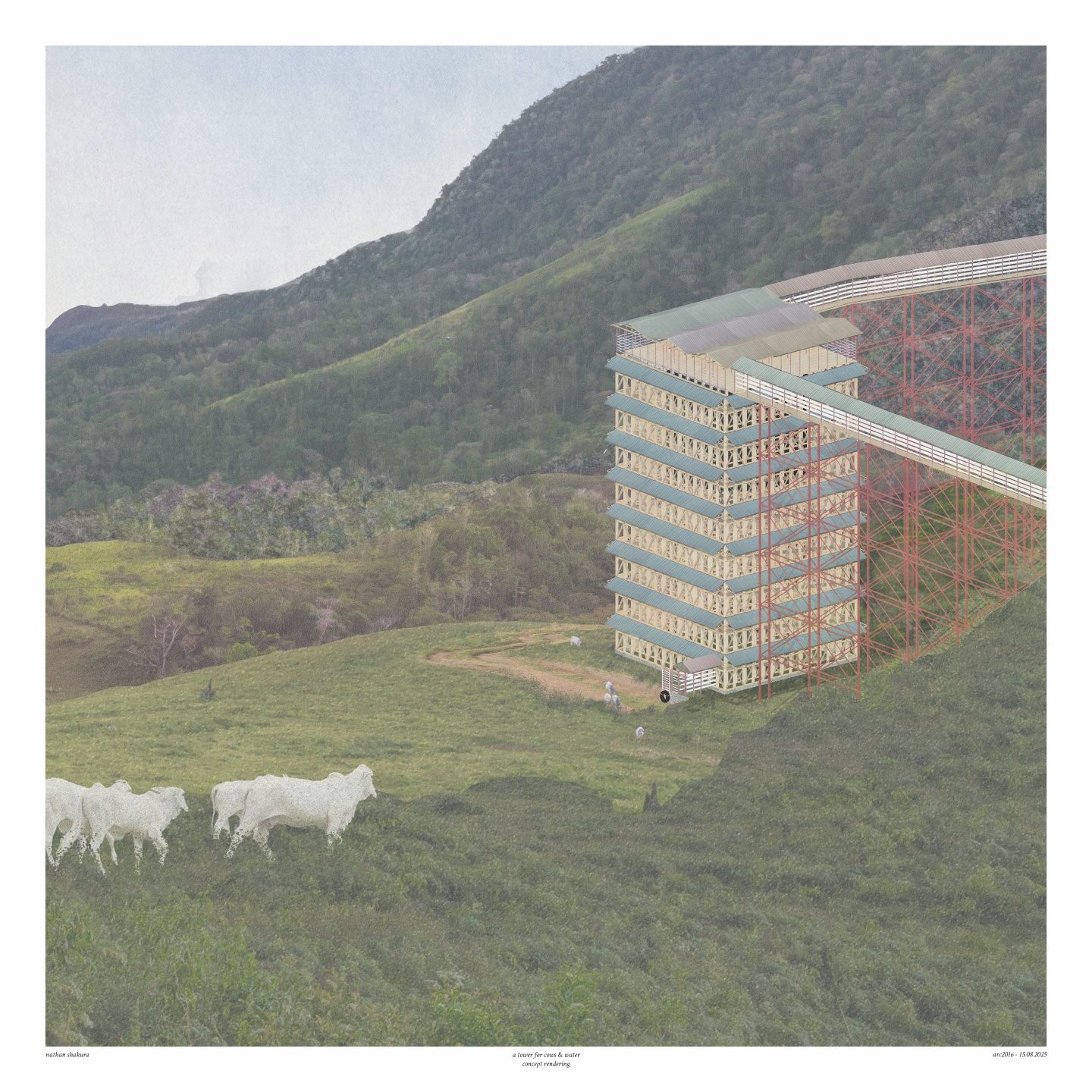 a tower for cows, image 5